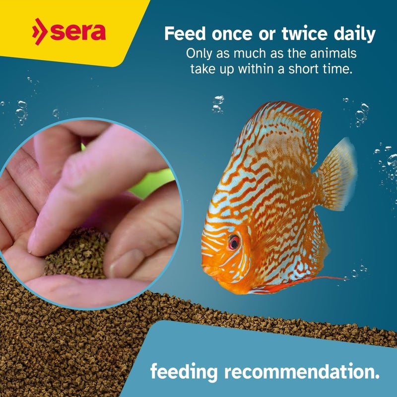 Sera Discus Granules 1000ml (14,8 fl oz) | Main Feed for All Discus & Ornamental Fish | Rich in Aquatic Proteins & Minerals | No Dyes or Preservatives | Boosts Growth - Image 3